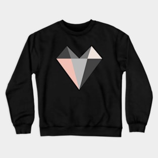 Abstract love stone heart design, version two Crewneck Sweatshirt